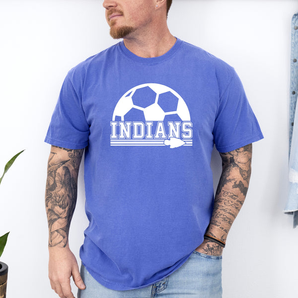Indians Soccer Tee (Comfort Colors)