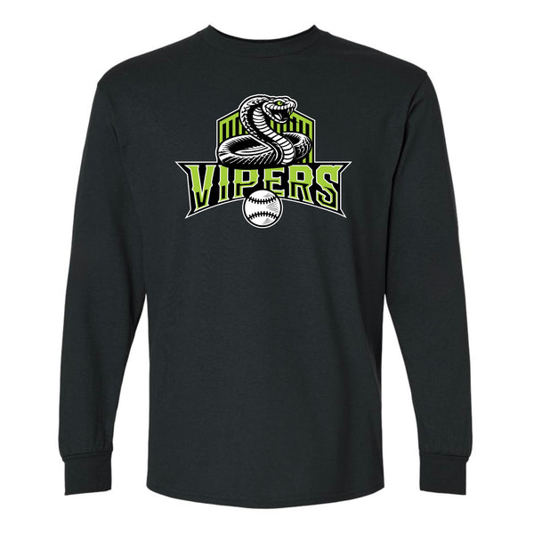 Vipers 5/6 Baseball Long Sleeve Tee